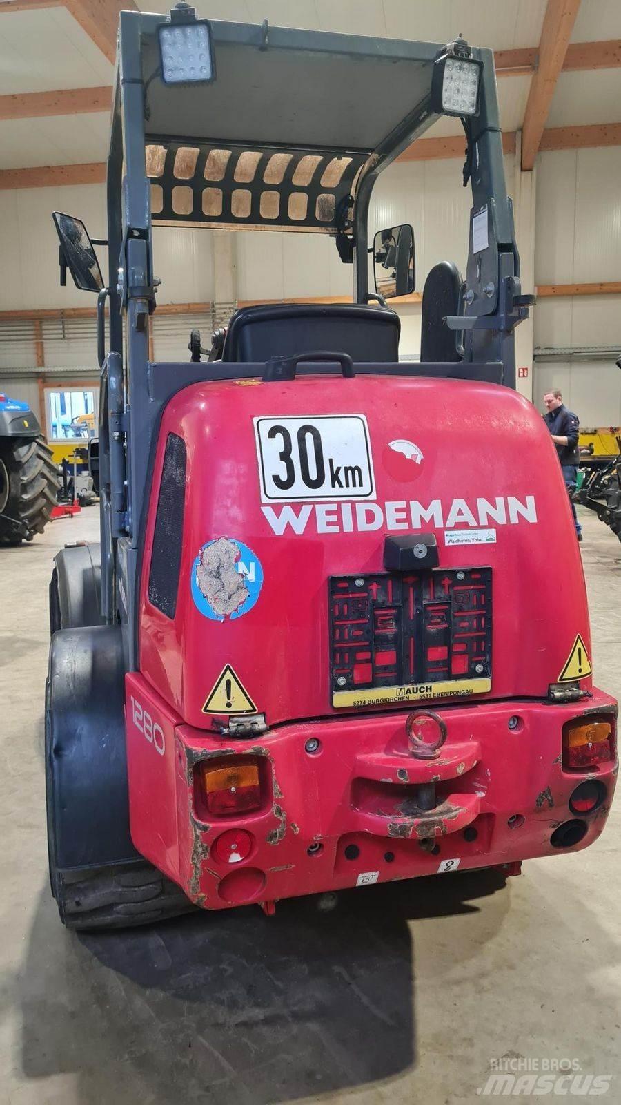 Weidemann 1280 Frontlastere og graveredskap