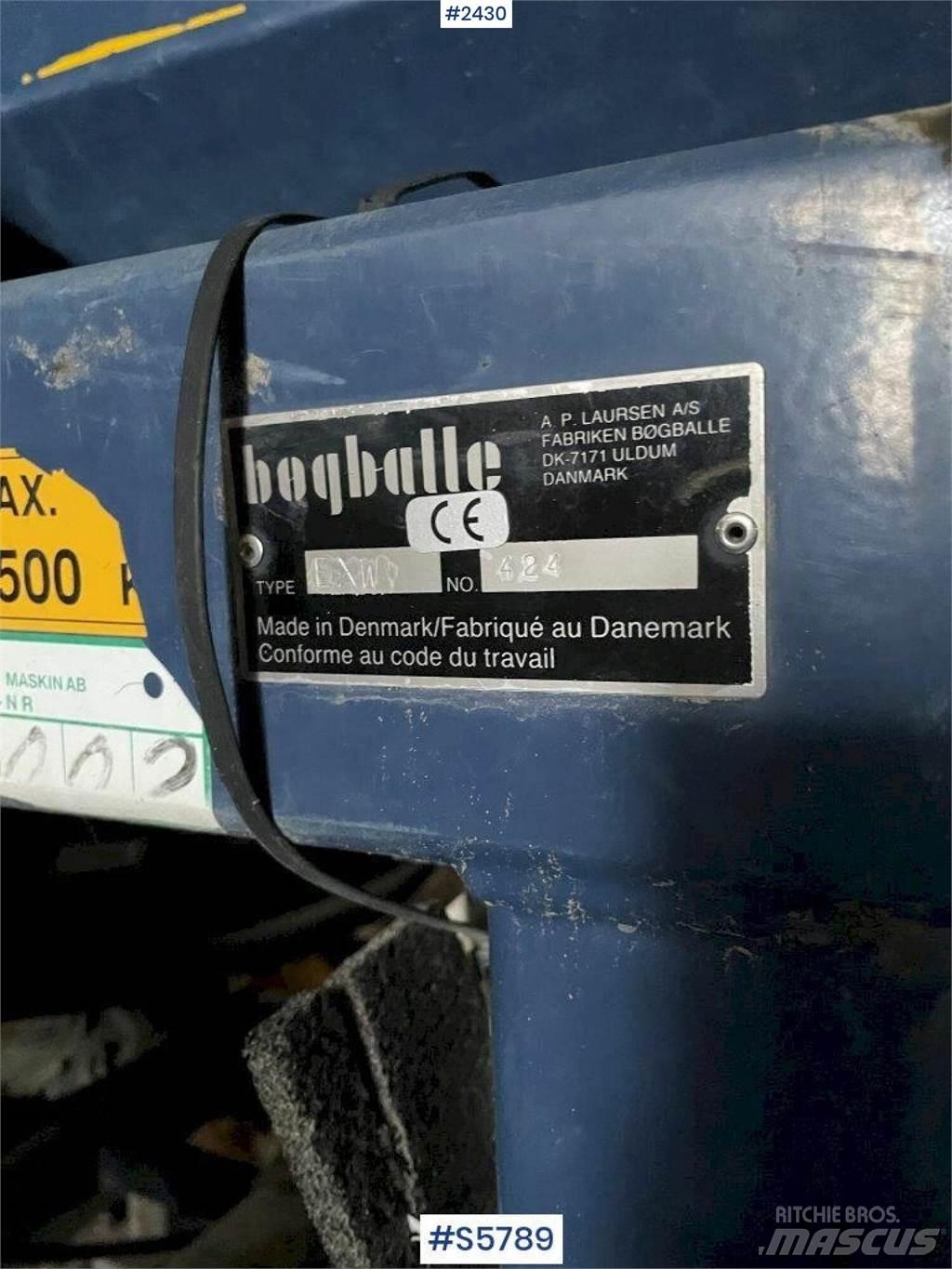 Bogballe EXW 1000 Annet gjødselutstyr