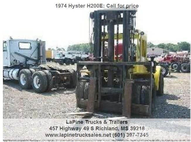 Hyster H200E Gaffeltrucker - Annet