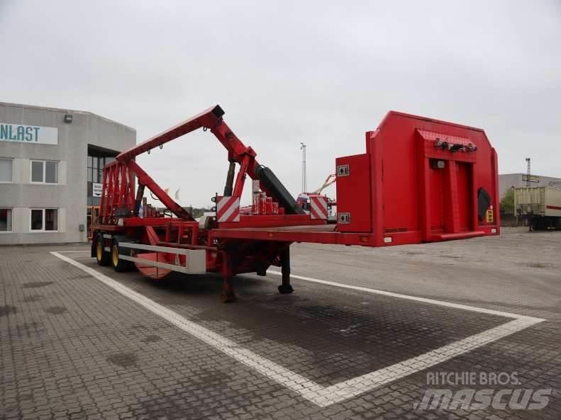 Kel-Berg Flangetrailer Planhengere semi
