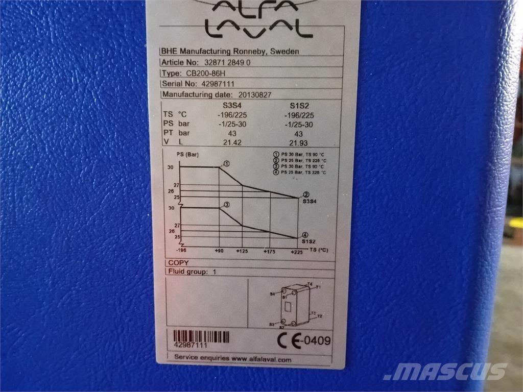 Alfa Laval CB200-86H Anlegg - Annet