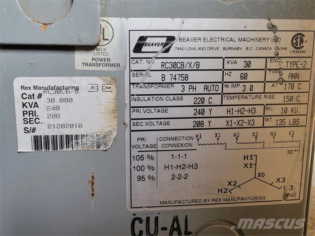  BEAVER RC30CB/X/B Anlegg - Annet