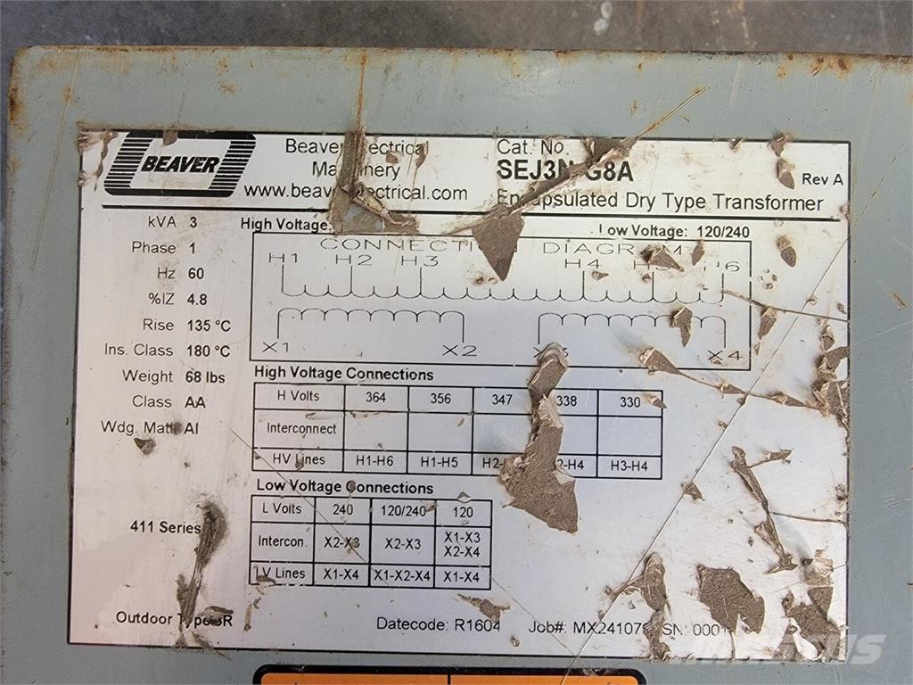  BEAVER SEJ3NG8A Anlegg - Annet
