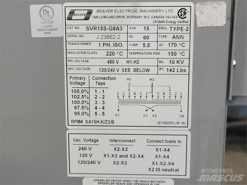  BEAVER SVR15-G8A3 Anlegg - Annet
