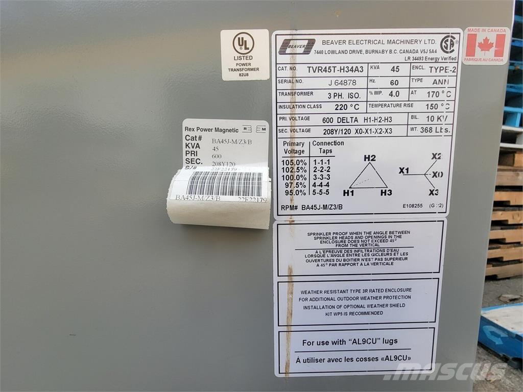  BEAVER TVR45T-H34A3 Anlegg - Annet