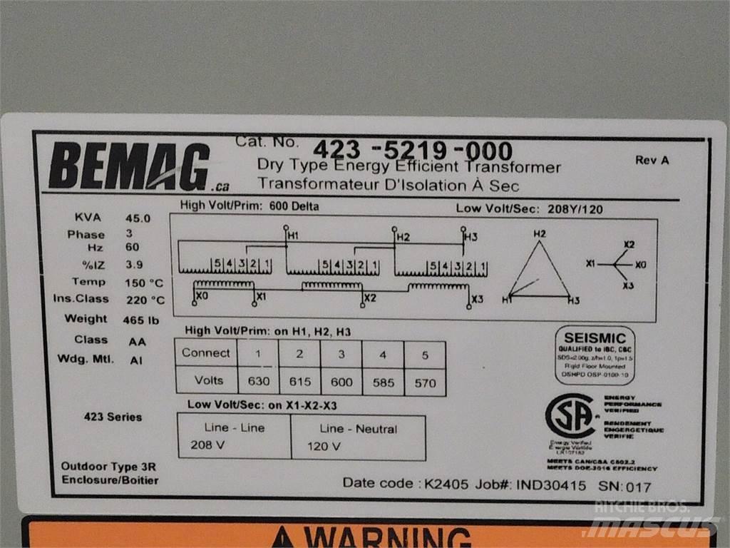 BEMAG 423-5219-000 Anlegg - Annet