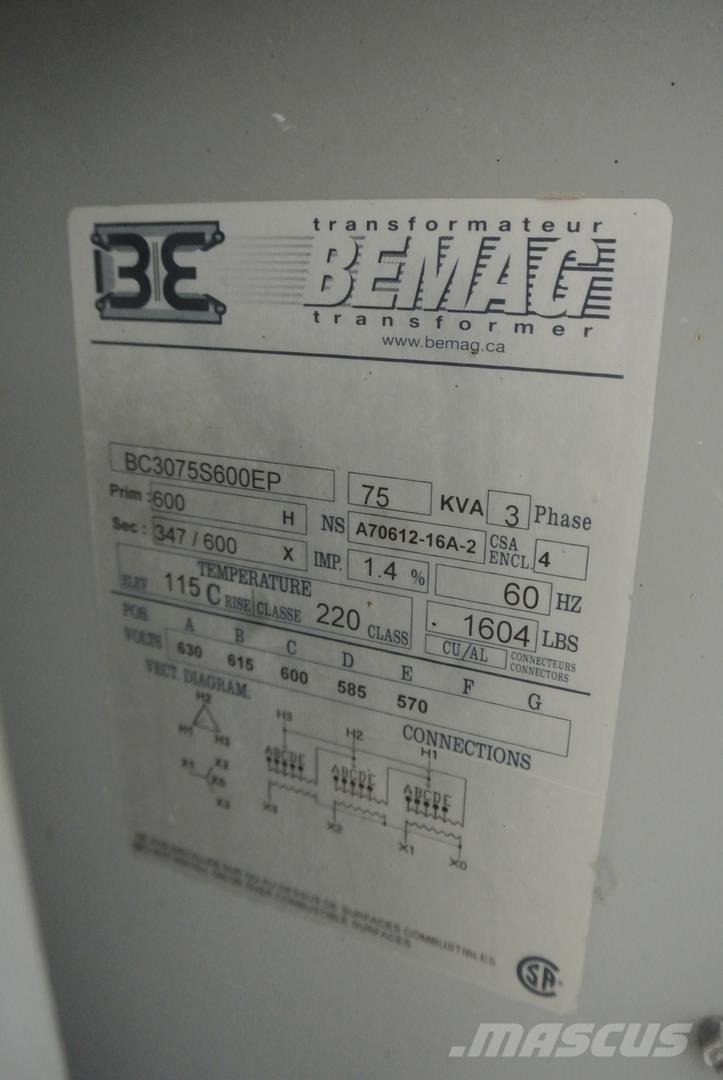  BEMAG BC3075S600EP Anlegg - Annet