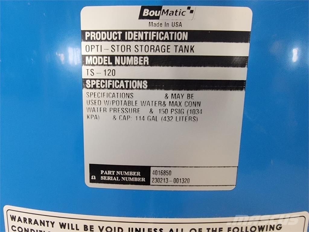  BOUMATIC TS-120 Anlegg - Annet