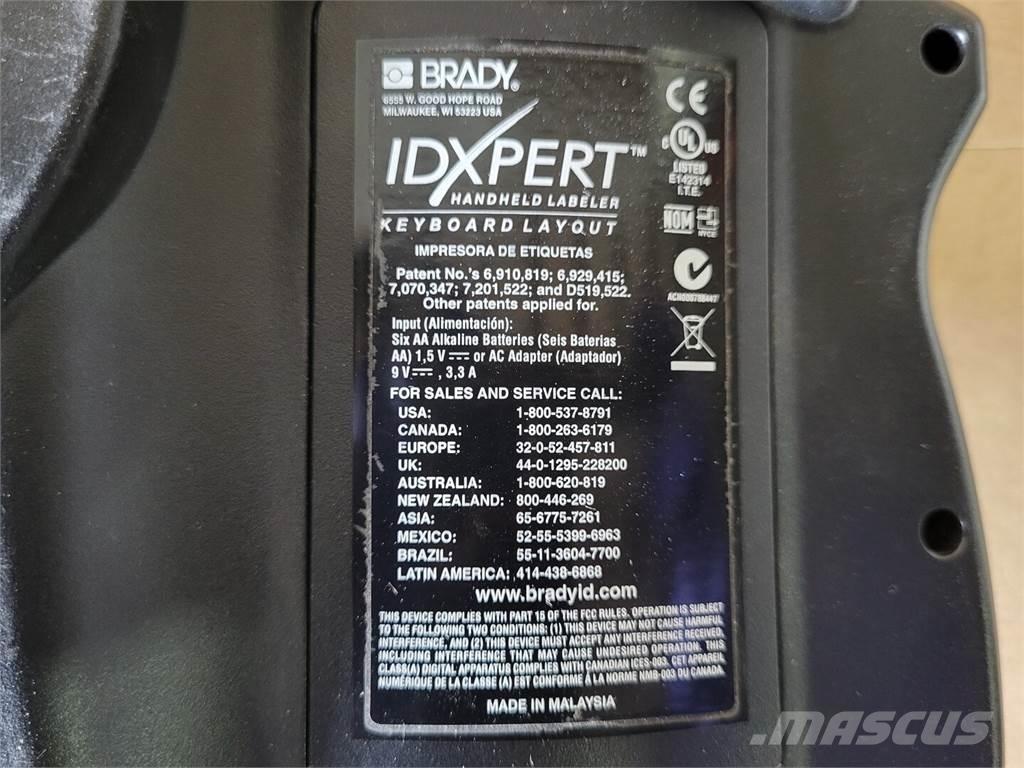 Brady IDXPERT Anlegg - Annet