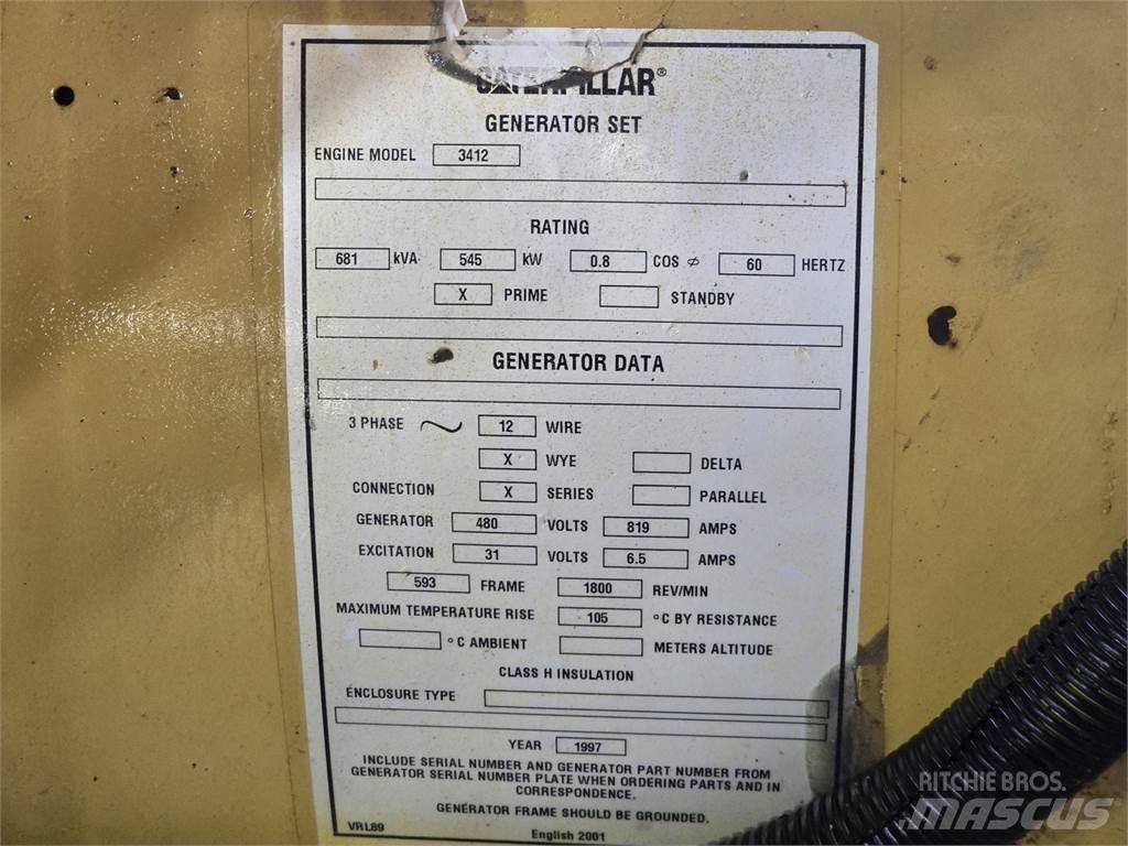 CAT 3412 Diesel Generatorer