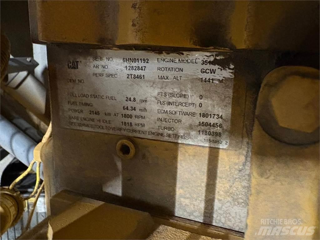 CAT 3516B Diesel Generatorer