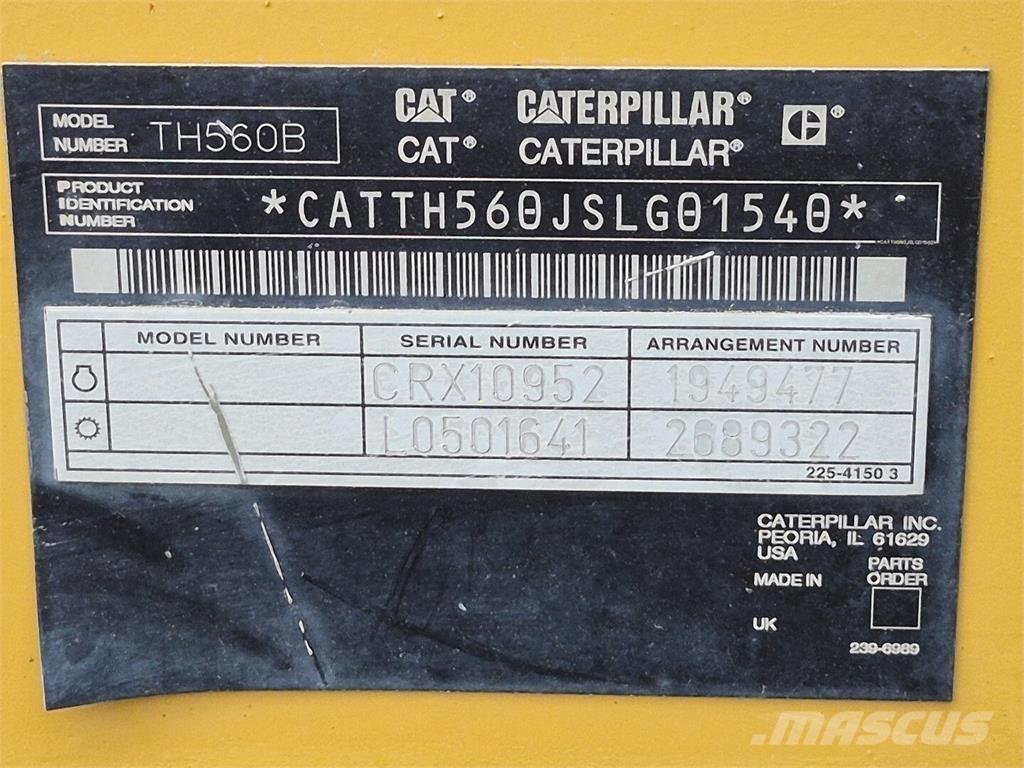 CAT TH560B Teleskoplastere for Landbruk