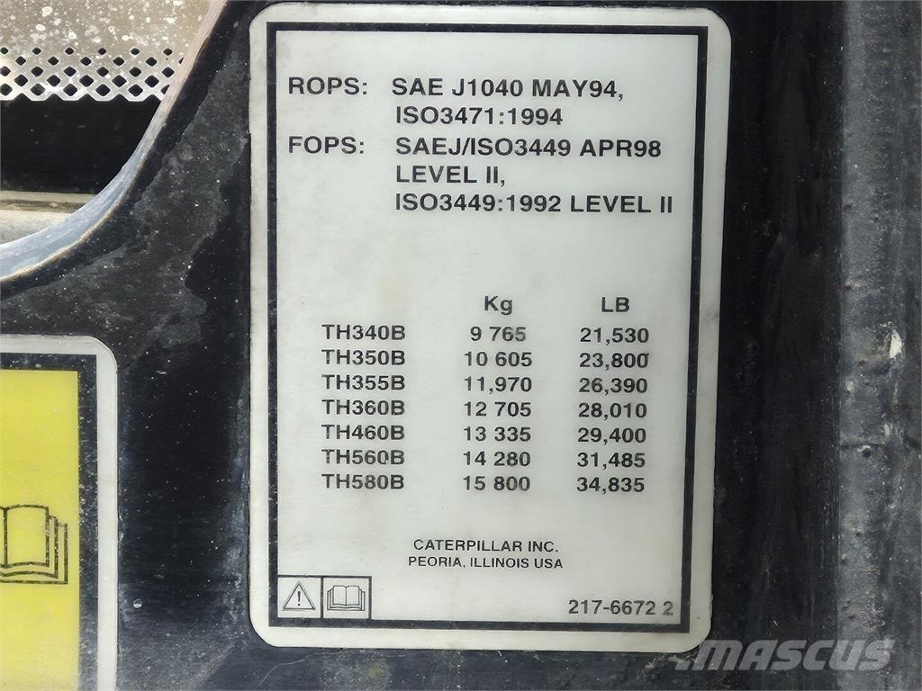 CAT TH560B Teleskoplastere for Landbruk