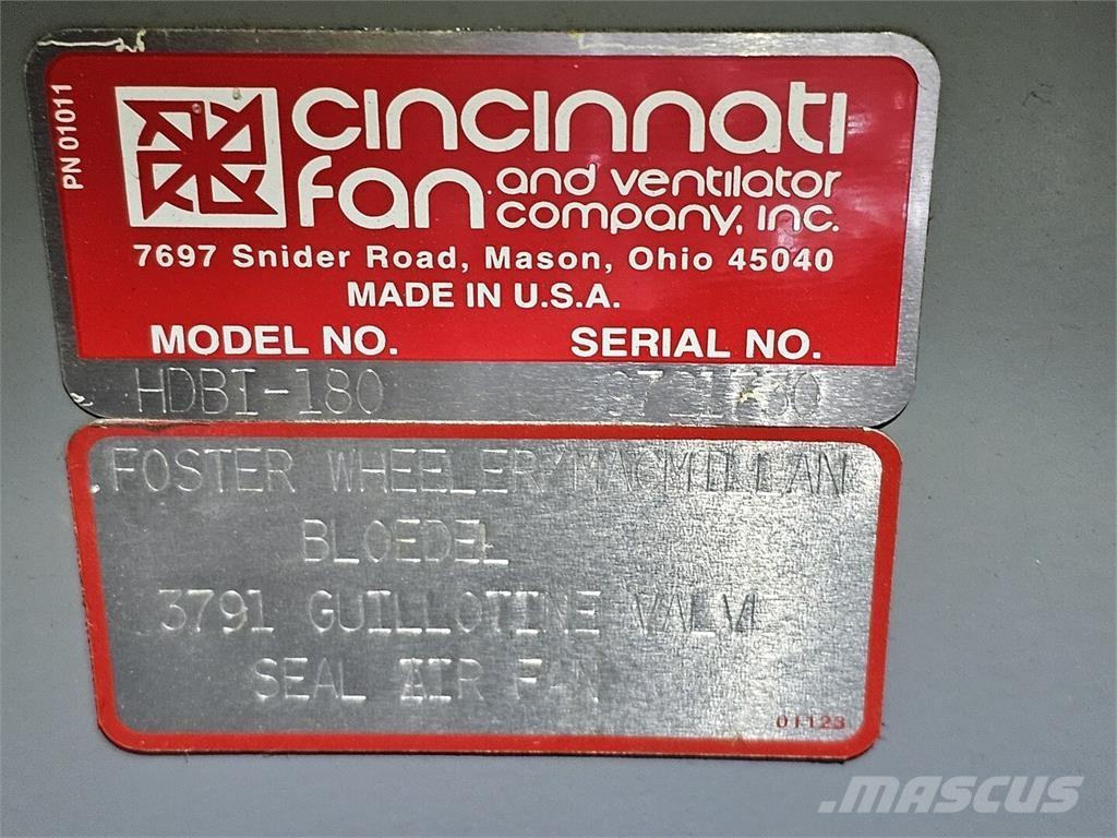  CINCINNATI HDBI-180 Andre komponenter