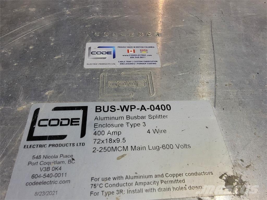  CODE BUS-WP-A-0400 Anlegg - Annet