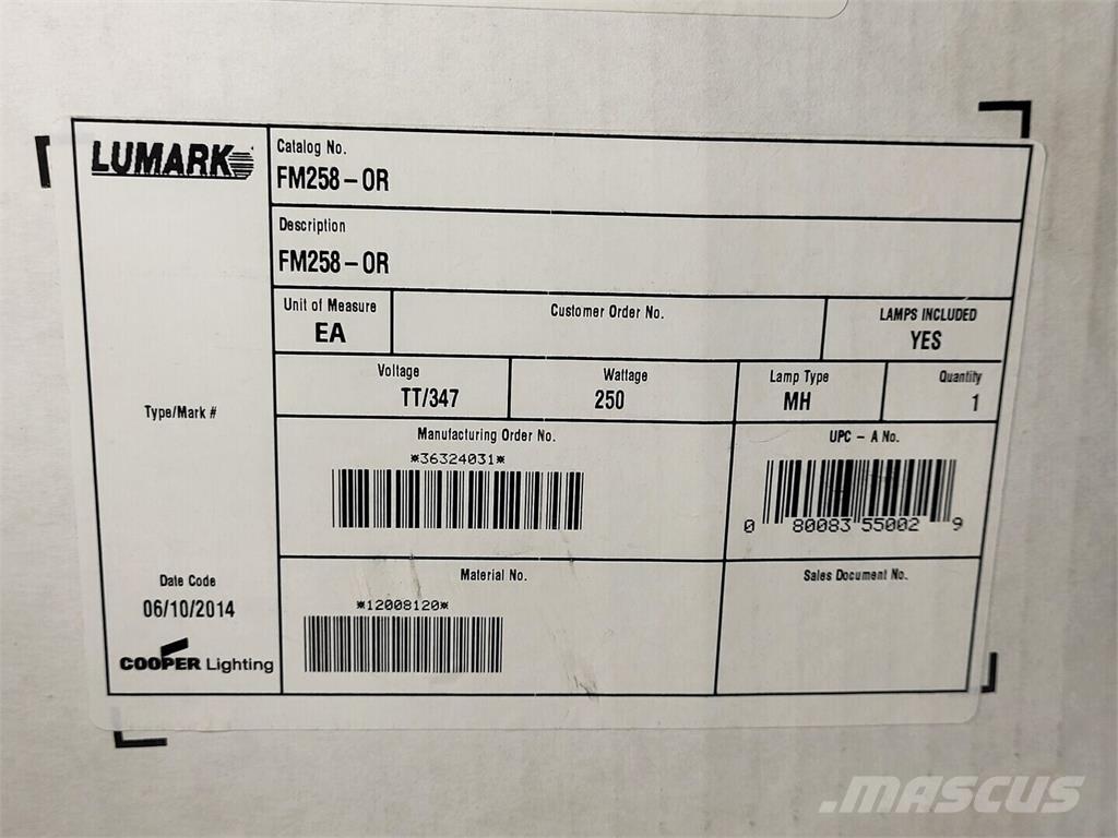  COOPER FM258 Andre komponenter