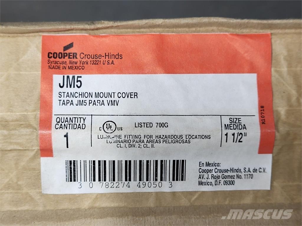  CROUSE-HINDS JM5 Andre komponenter