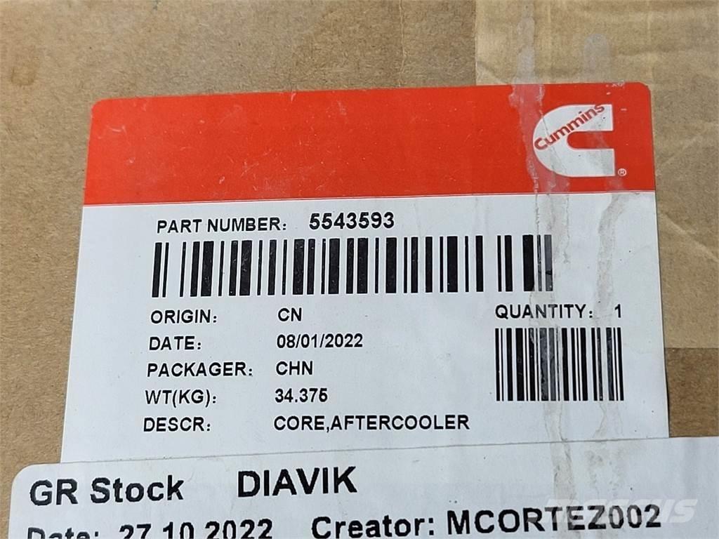 Cummins 5543593 Anlegg - Annet