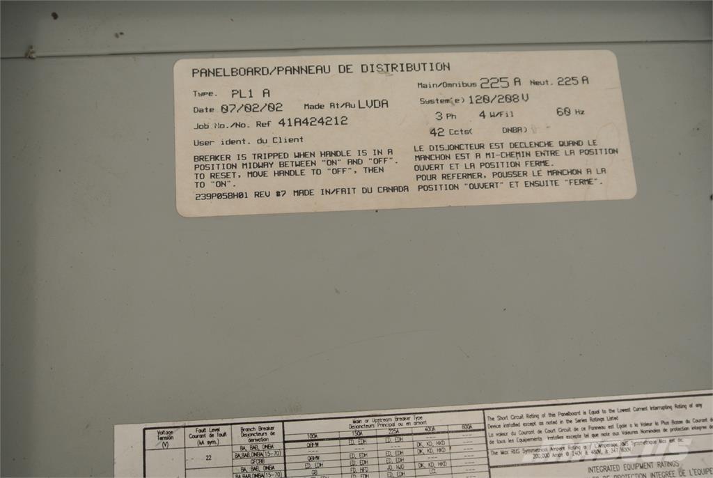  CUTLER-HAMMER PL1 A Anlegg - Annet