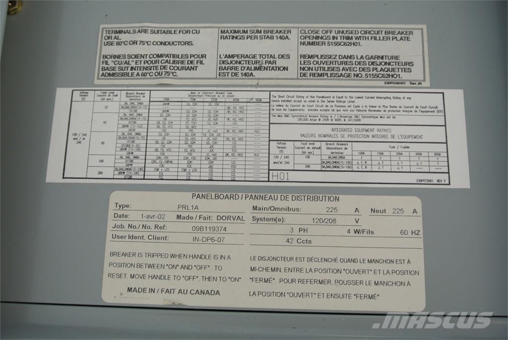  CUTLER-HAMMER PRL1A Anlegg - Annet