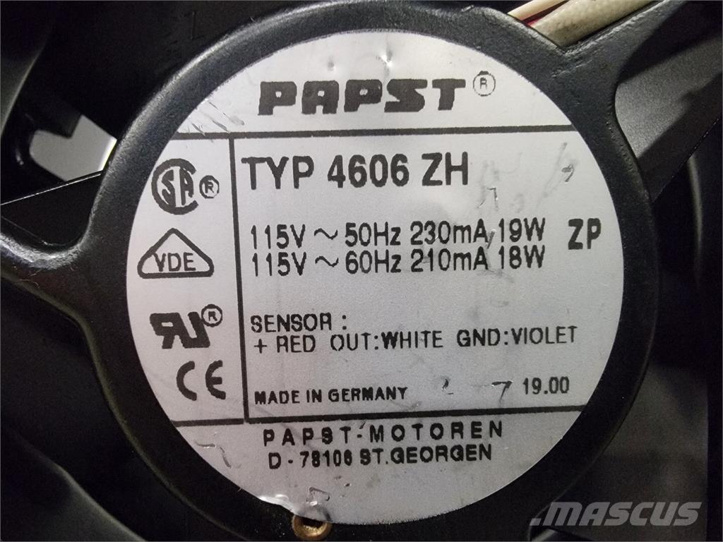  EBM PAPST 4606 ZH Andre komponenter