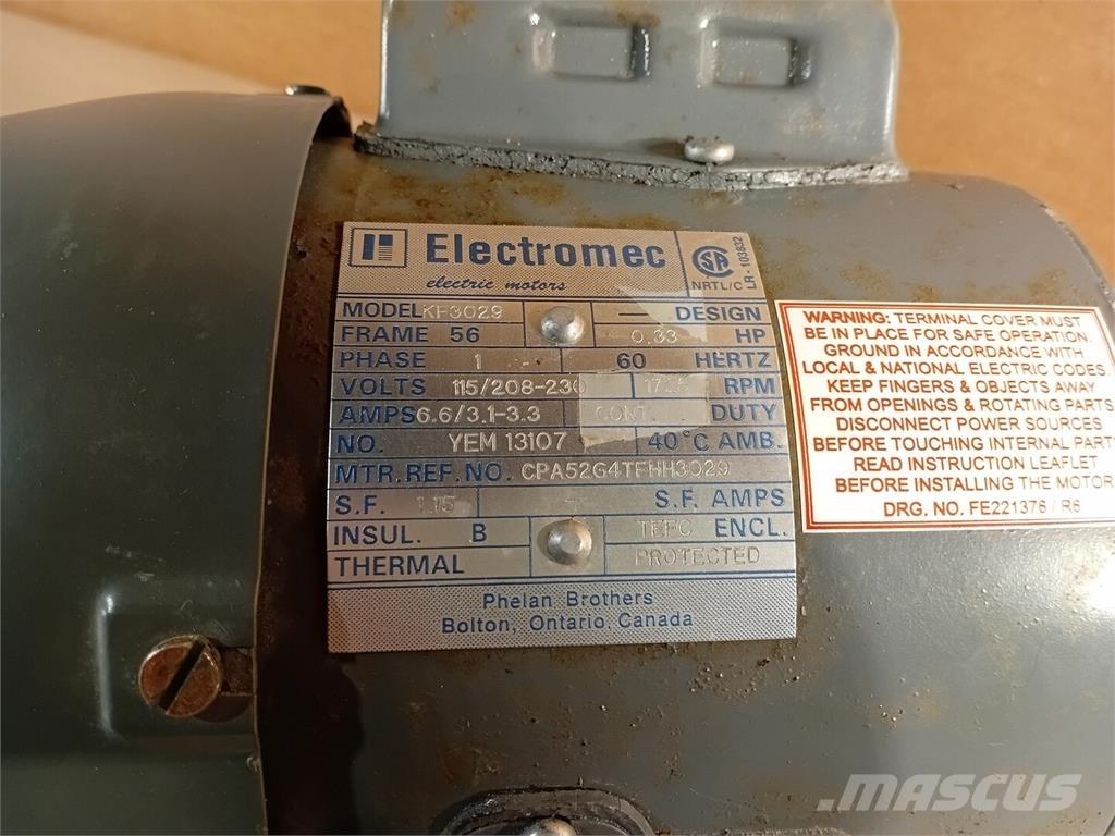  ELECTROMEC KF3029 Industrielle motorer