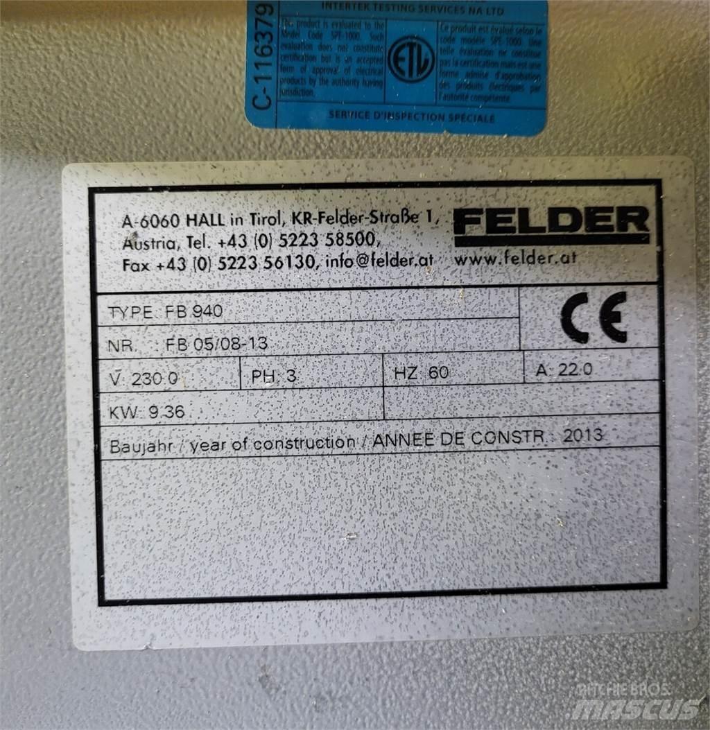  FELDER FB 940 Anlegg - Annet
