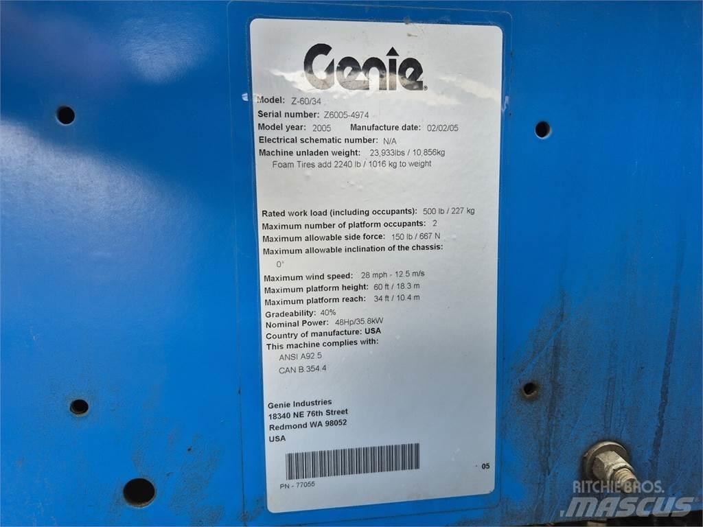 Genie Z-60/34 Leddede bomlifter