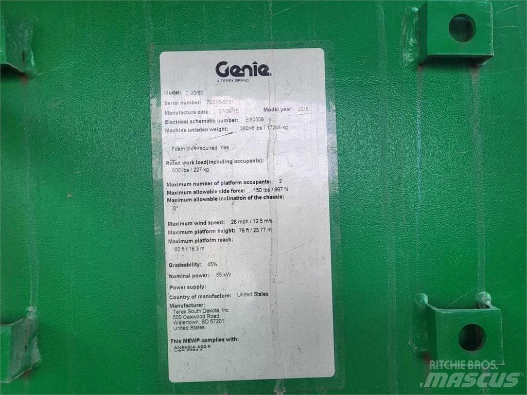 Genie Z-80/60 Leddede bomlifter