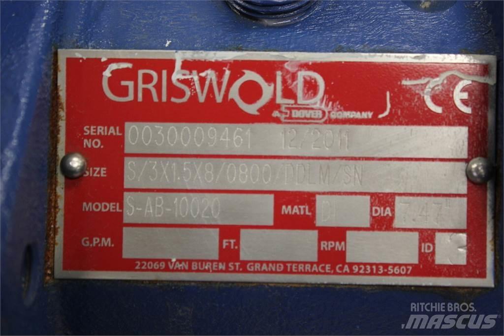  GRISWOLD S-AB-10020 Vannpumper