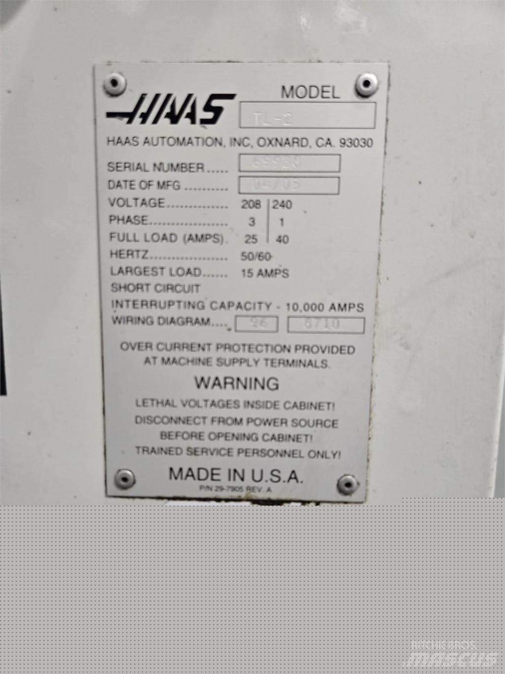 Haas TL2 Anlegg - Annet