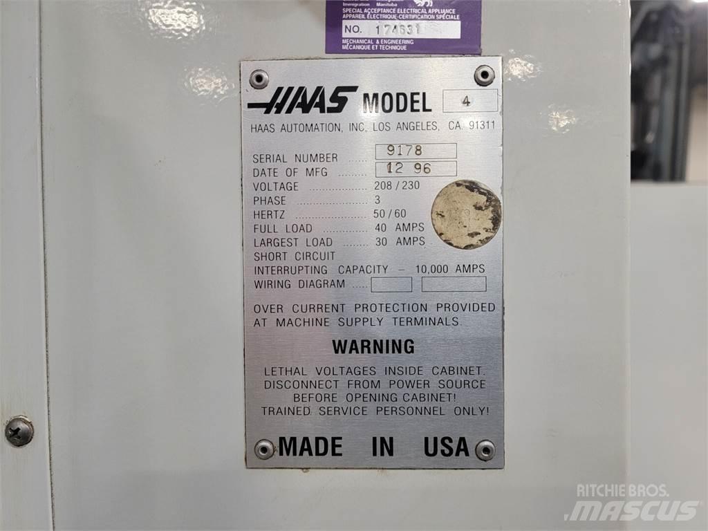 Haas VF-4 Anlegg - Annet