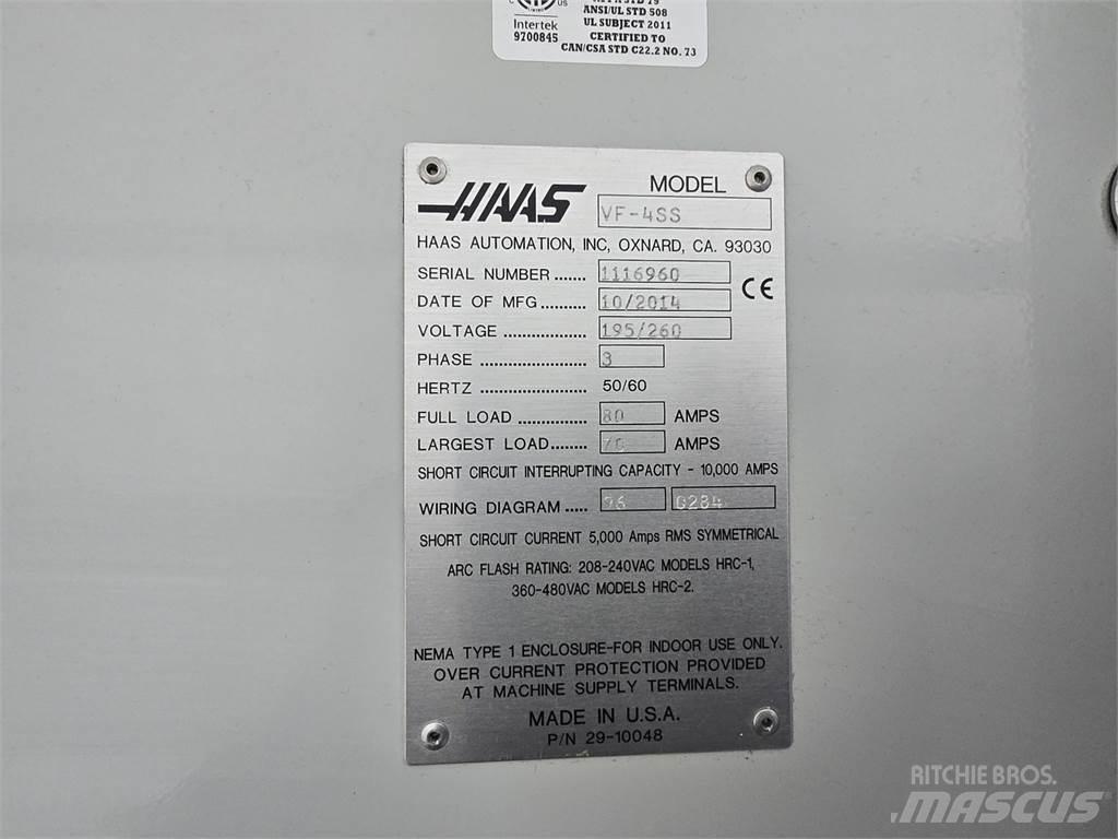 Haas VF-4SS Anlegg - Annet