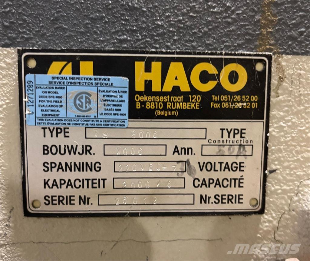  HACO TS3006 Anlegg - Annet