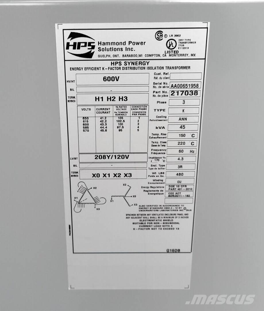  HAMMOND 217038 Anlegg - Annet