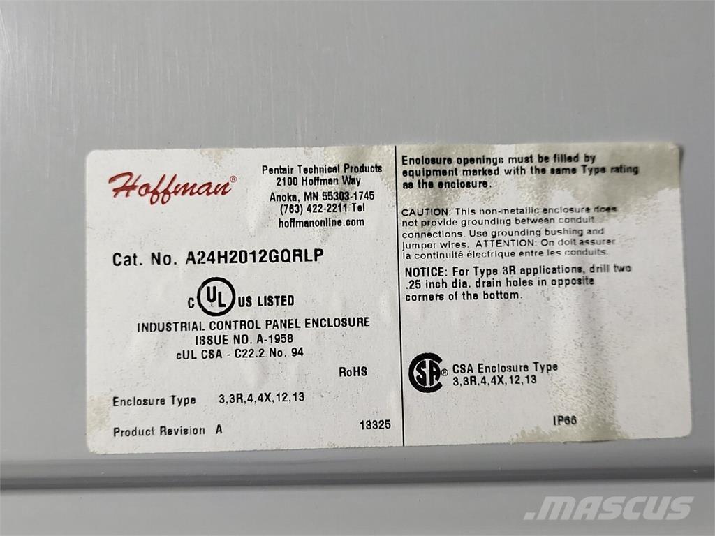 Hoffman A24H2012GQRLP Anlegg - Annet