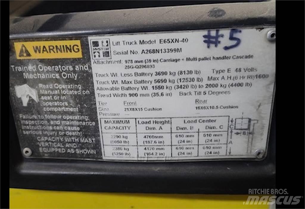 Hyster E65XN-40 Anlegg - Annet