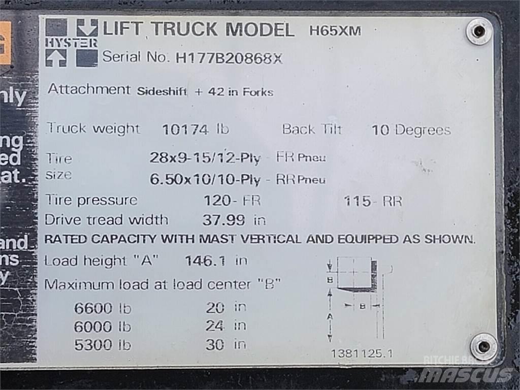 Hyster H65XM Anlegg - Annet