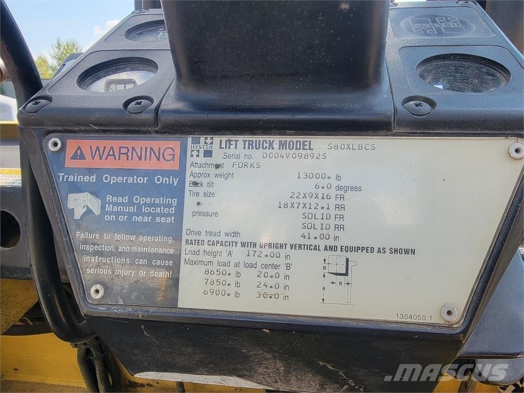 Hyster S80XLBCS Anlegg - Annet