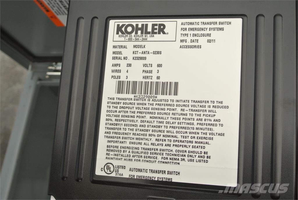 Kohler KCT-ANTA-2030S Anlegg - Annet