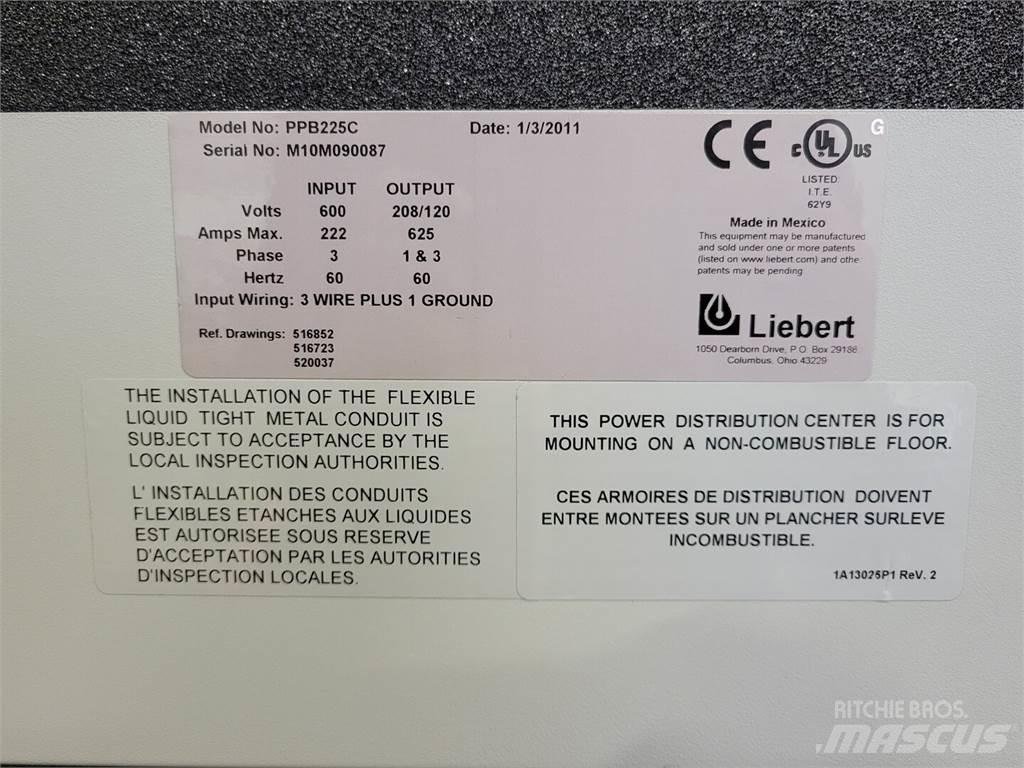  LIEBERT PPB225C Anlegg - Annet
