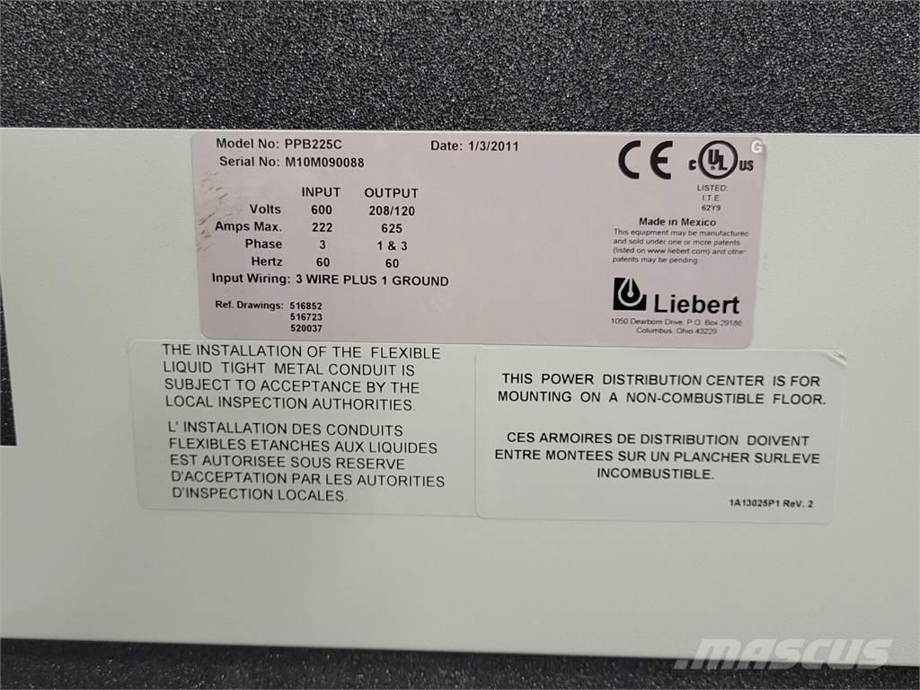  LIEBERT PPB225C Anlegg - Annet