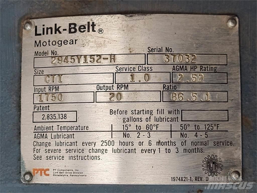 Link-Belt 2945Y152-H Anlegg - Annet