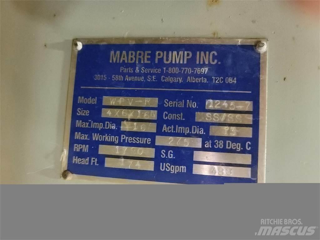  MABRE PUMP WPV-R Vannpumper