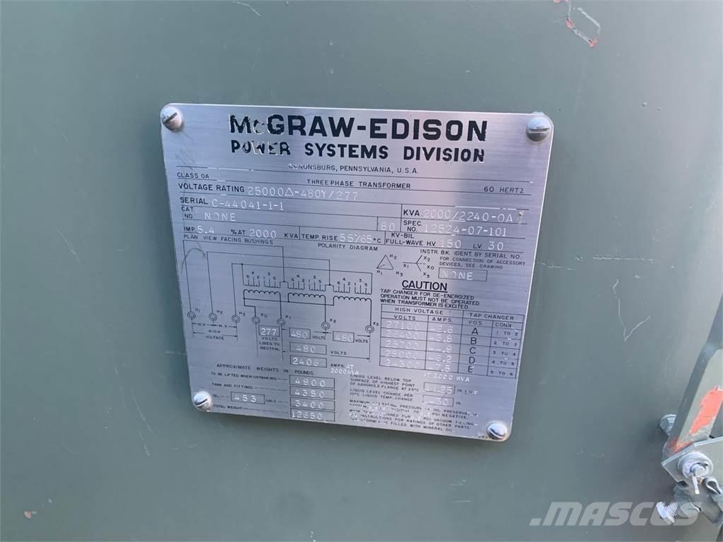  MCGRAW-EDISON Anlegg - Annet