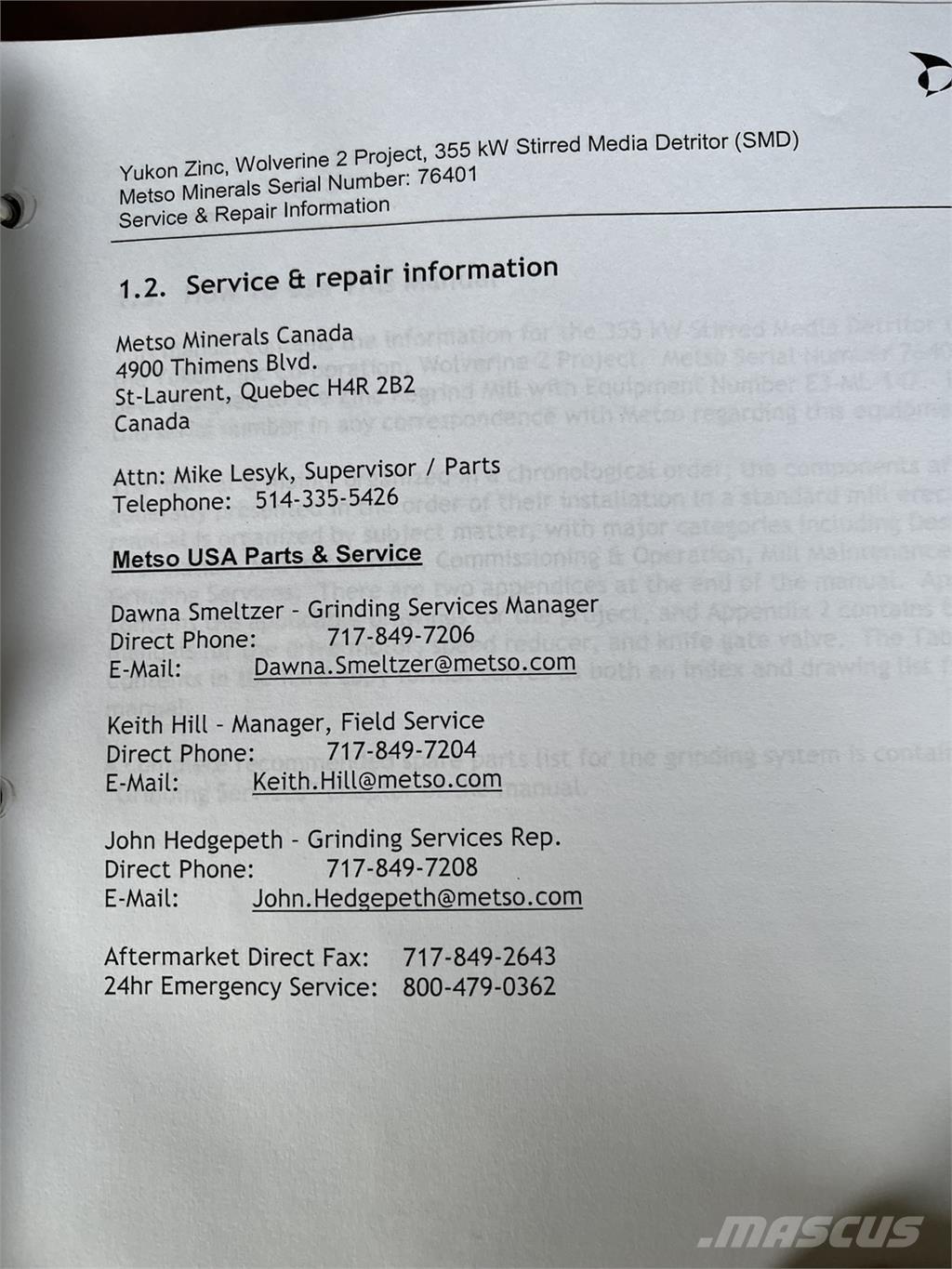 Metso SMD 355 Knusere