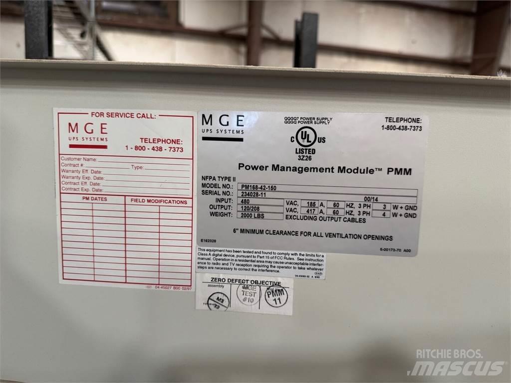  MGE PM168-42-150 Anlegg - Annet