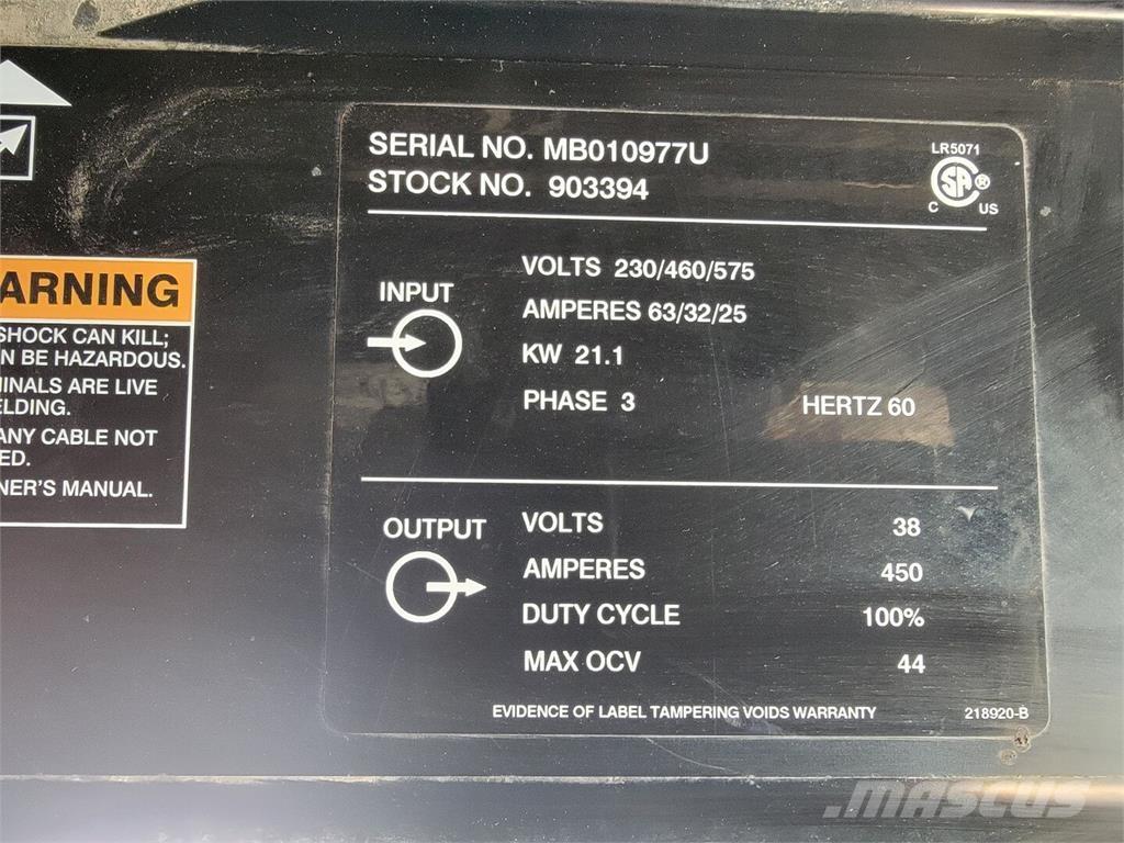 Miller Deltaweld 452 Sveisemaskin