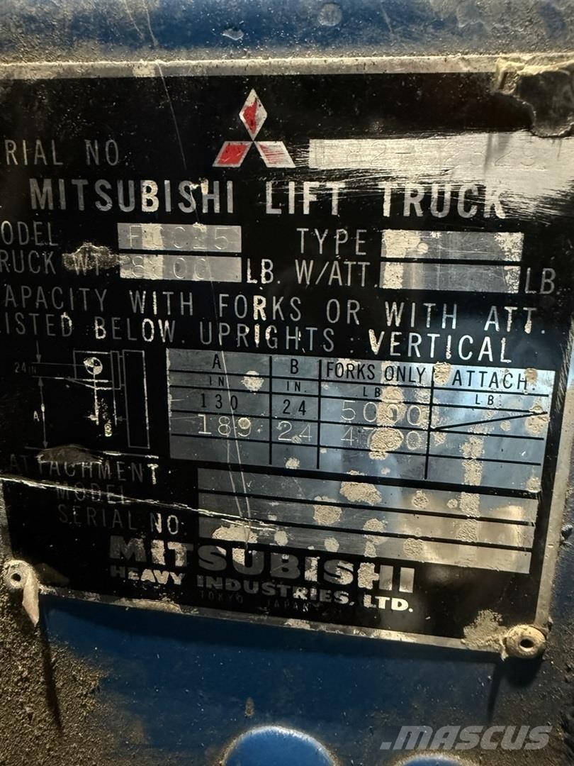 Mitsubishi FGC25 Anlegg - Annet