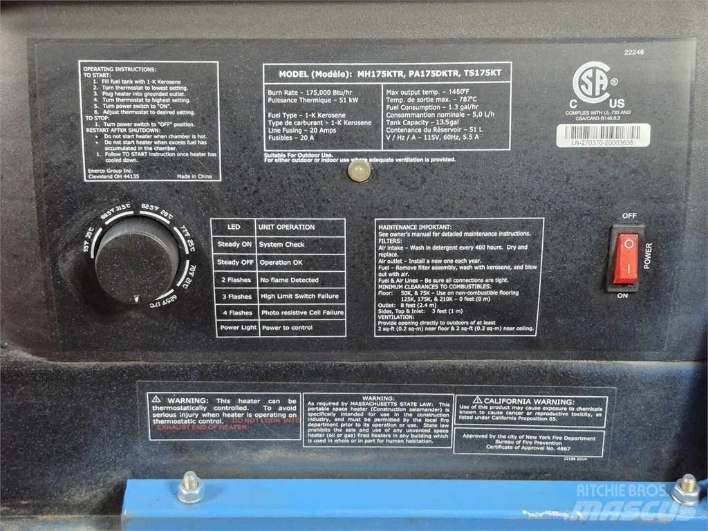 MR HEATER MH175KTR Anlegg - Annet